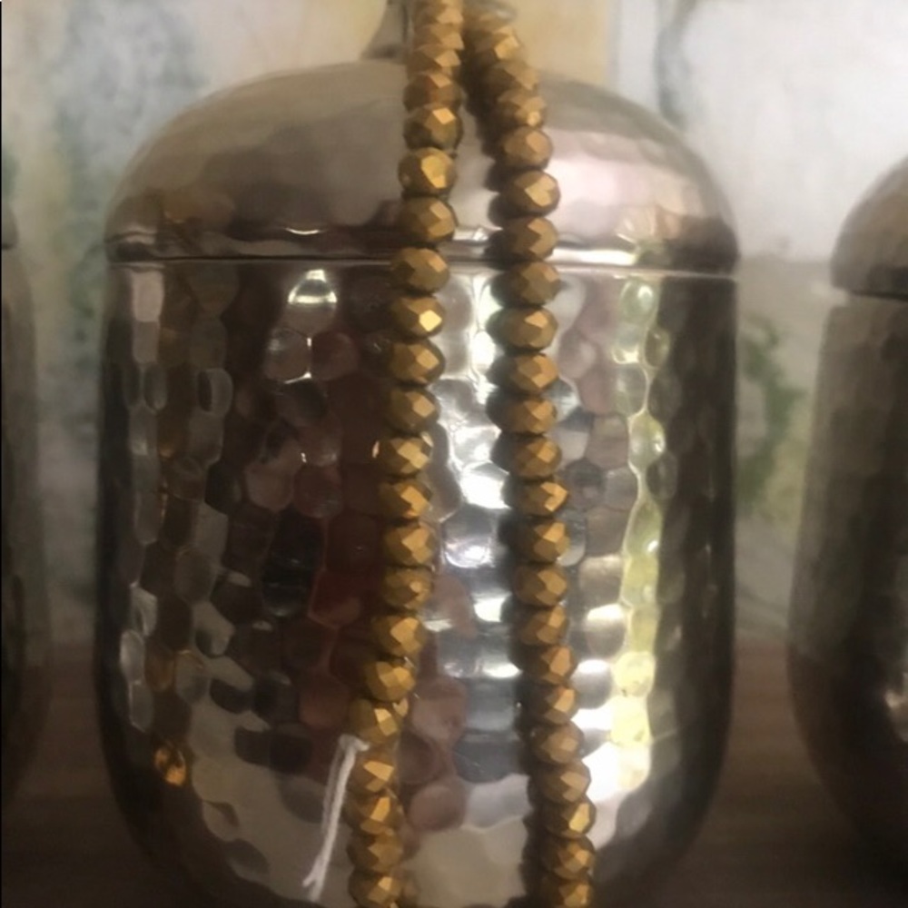 Tozai Candles, Casbah Hammered metal NEW